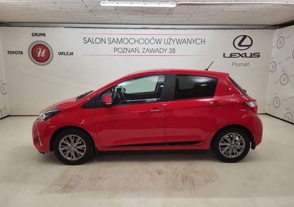 Toyota Yaris cena 54900 przebieg: 44500, rok produkcji 2017 z Pelplin małe 172